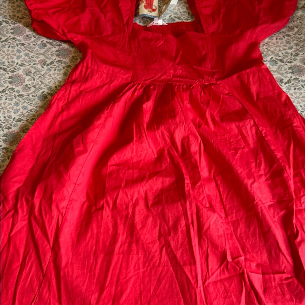 Draper James Vibrant Red Kids Dress